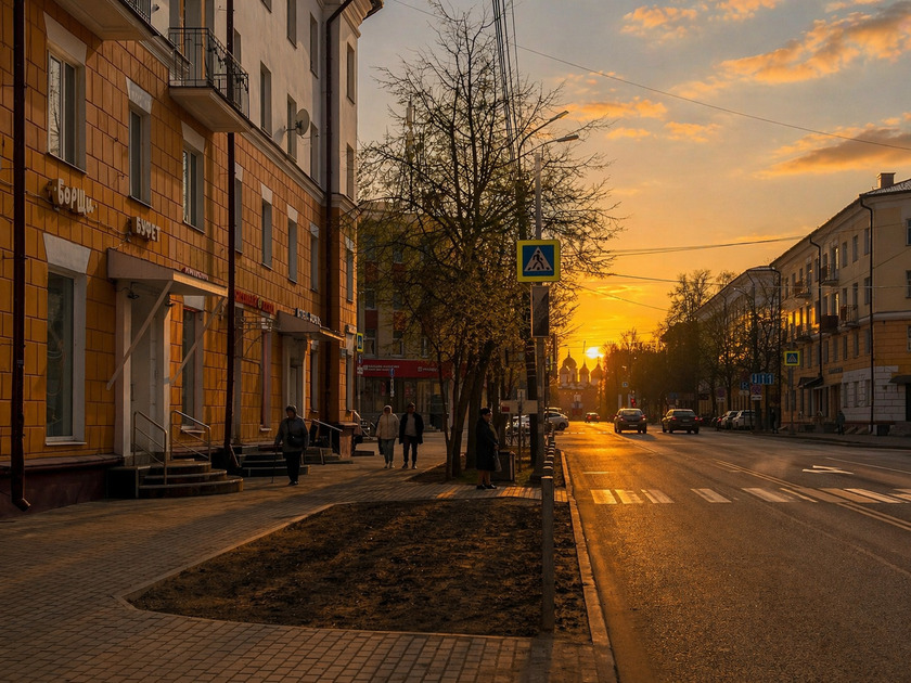 Видовая сталинка в самом центре Великого Новгорода